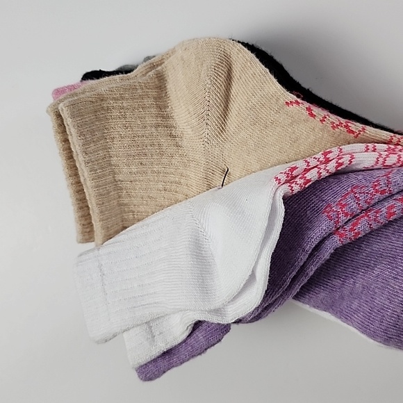 Betsey Johnson Quarters Ankle Socks Rhinestone Multi Colour 6 Pairs Size 5-10 - Picture 5 of 10